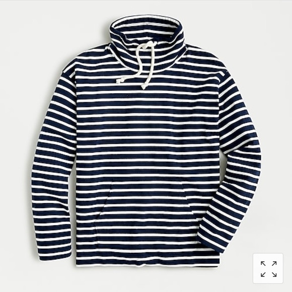 J. Crew Tops - NWT J Crew FunnelNeck Pullover Hoodie XS